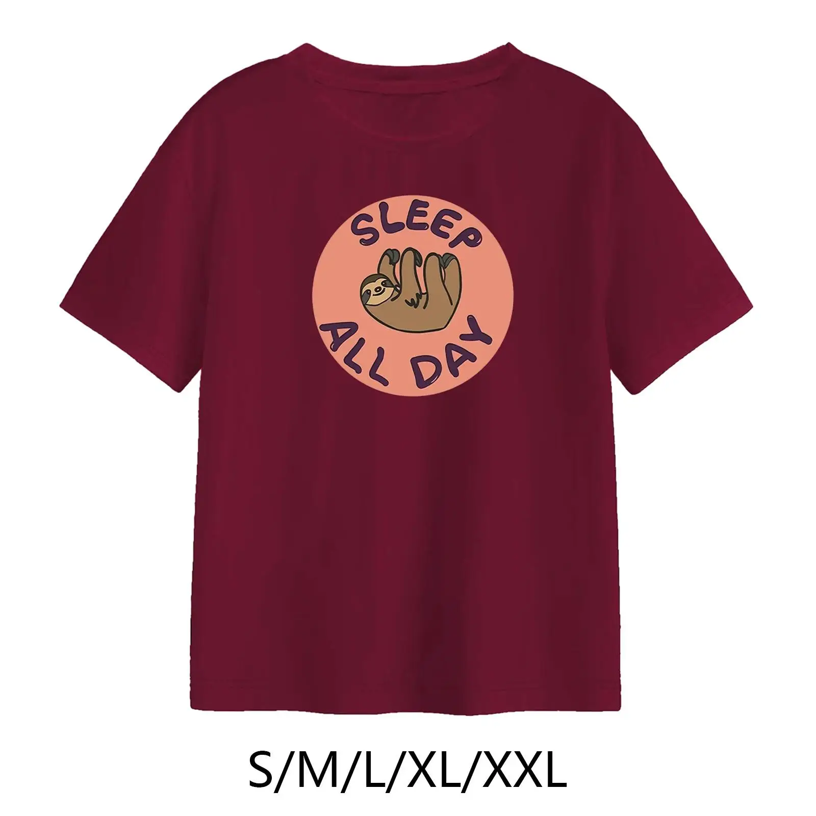

Fashion Women Printed T Shirt Spring Soft Lady Tops Stylish Versatile Crew Neck Tee for Hiking Office Walking Fishing Beach
