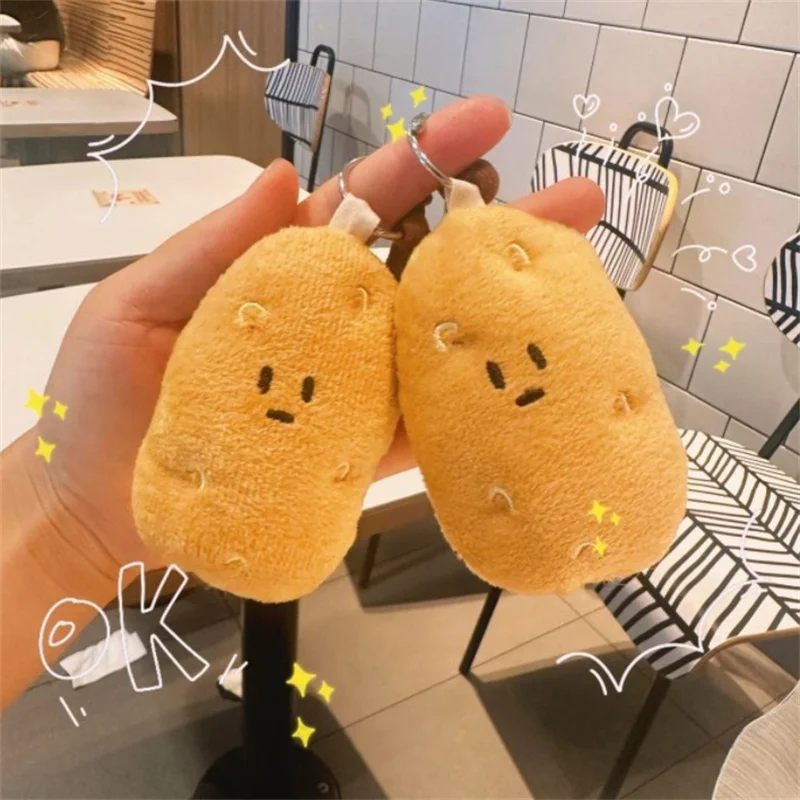 FANCYWUXI Patata Positiva, Mini Giocattoli Di Patate, Divertente Patata Positiva Peluche Maglieria Con Portachiavi E Carta Energia Positiva Per Il Migliore Amico (Positive Tomato