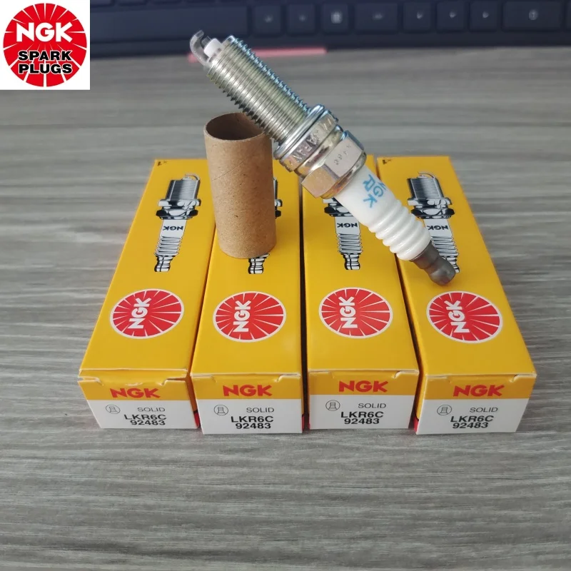 오리지널 NGK LKR6C 92483 니켈 합금 점화 플러그, 뷰익 마이크로 블루 6 엑셀 쉐보레 크루즈 에코백스 세일 레펑, 4 개