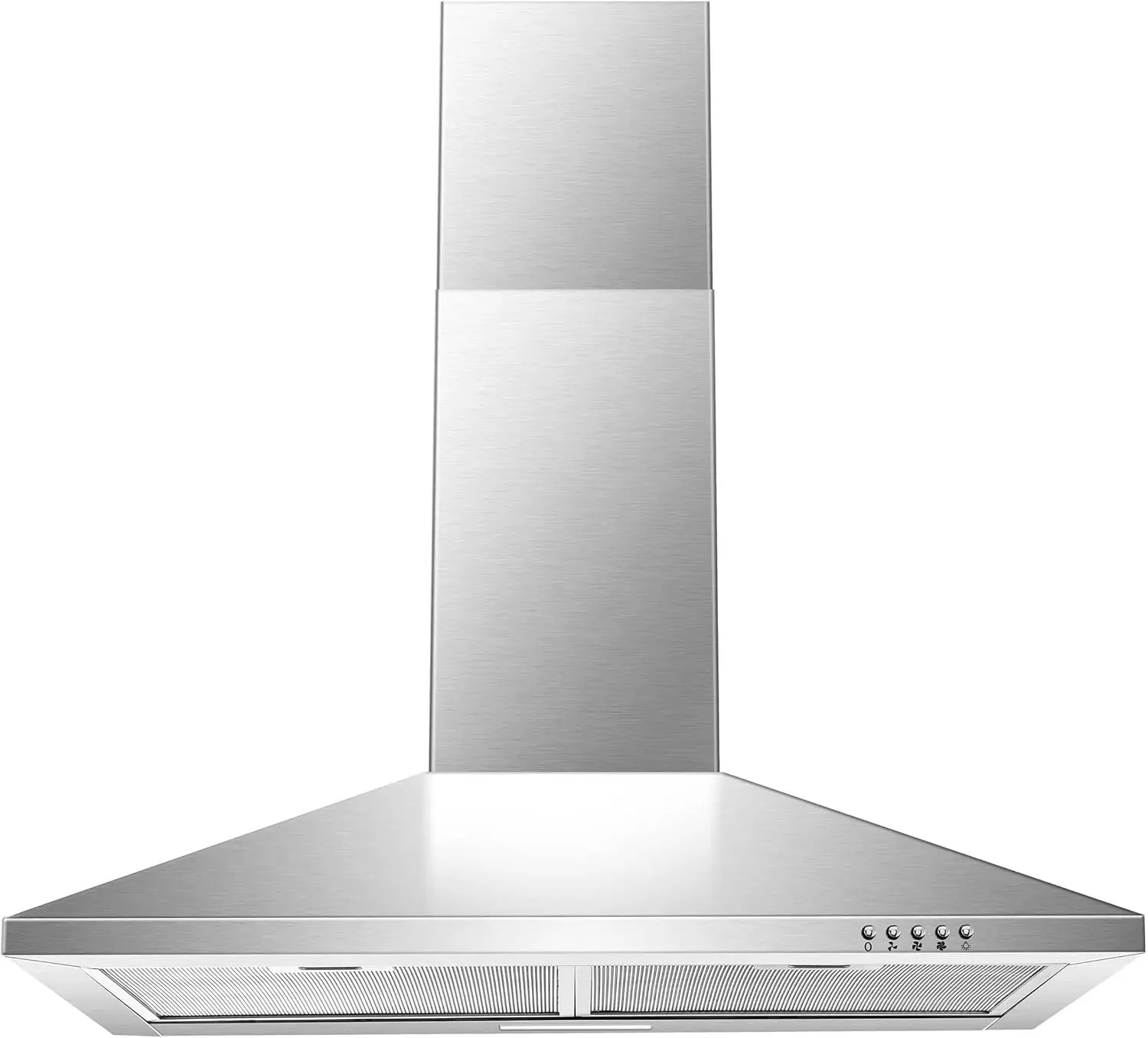 Range Hood 30 inch,Wall Mount Range Hood in Stainless Steel With Ducted/Ductless Convertible,Stove Vent with Aluminum