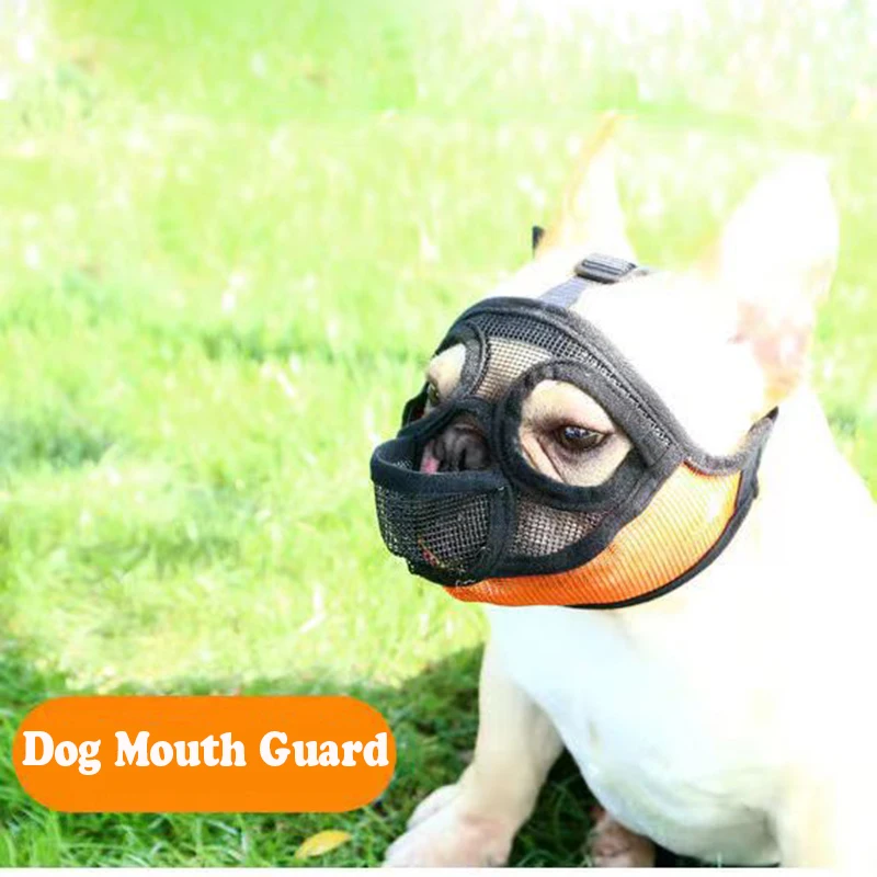 Pet Dog Muzzles Adjustable French Bulldog Muzzle For Anti Stop Barking