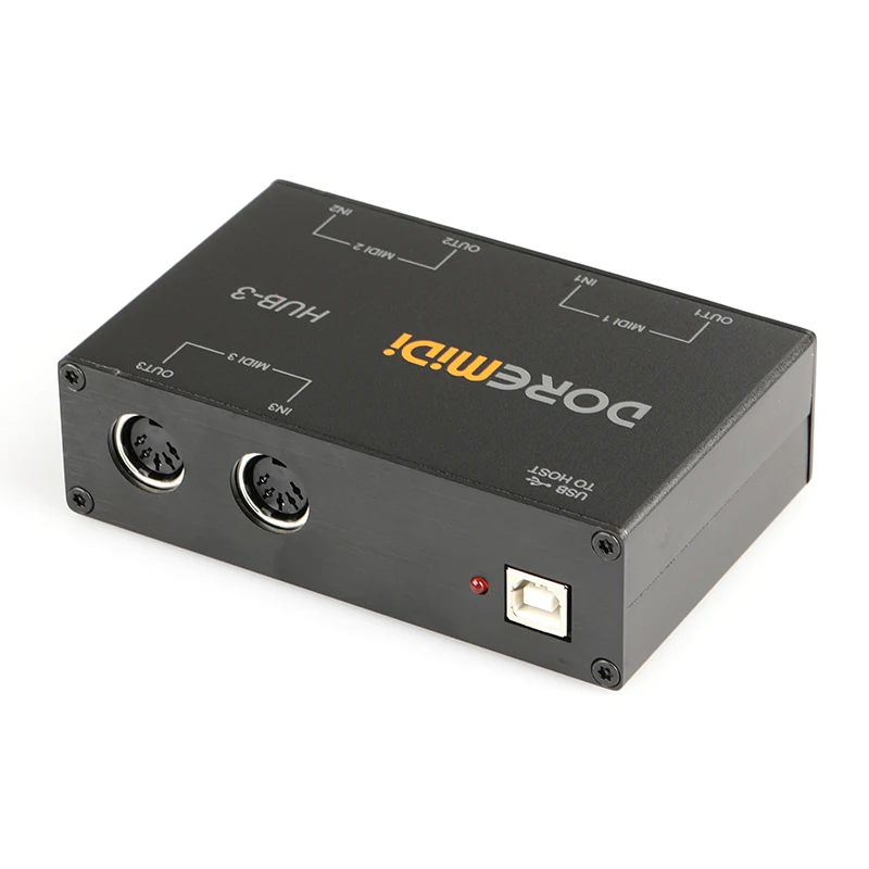 DOREMiDi MIDI 3x3 Box USB MIDI Interface HUB-3 audio interface