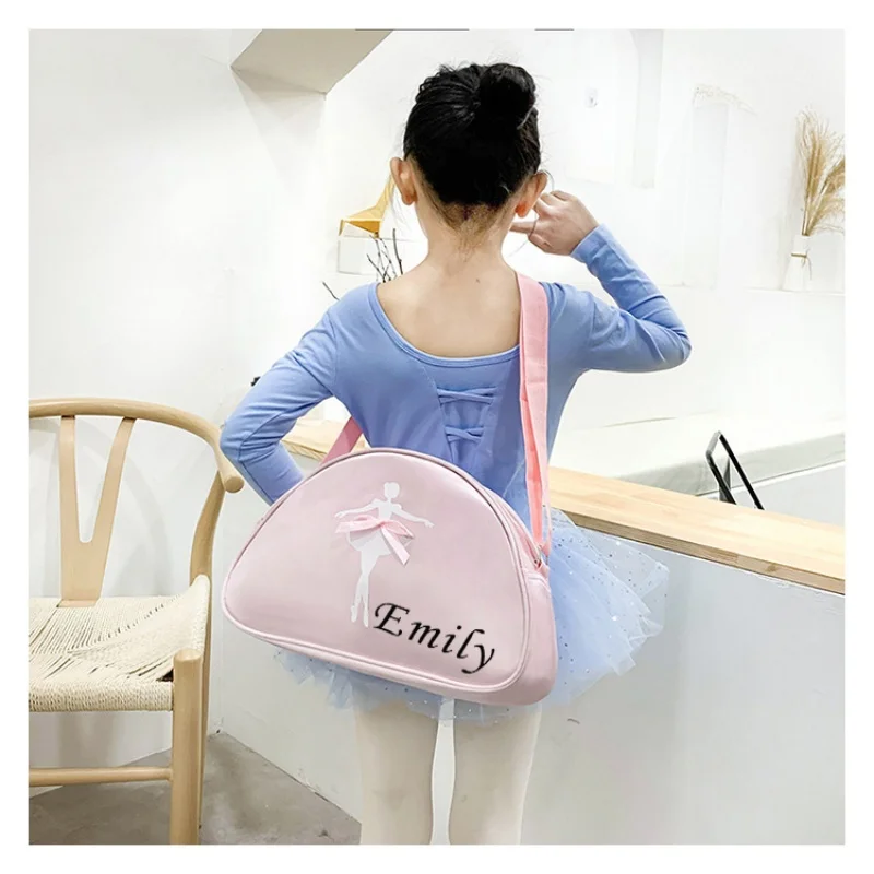 Personalized Printing Children's Dance Bag New Children's Shoulder Dance Backpack Latin Ballet Backpack Girls' Princess Dancebag 1