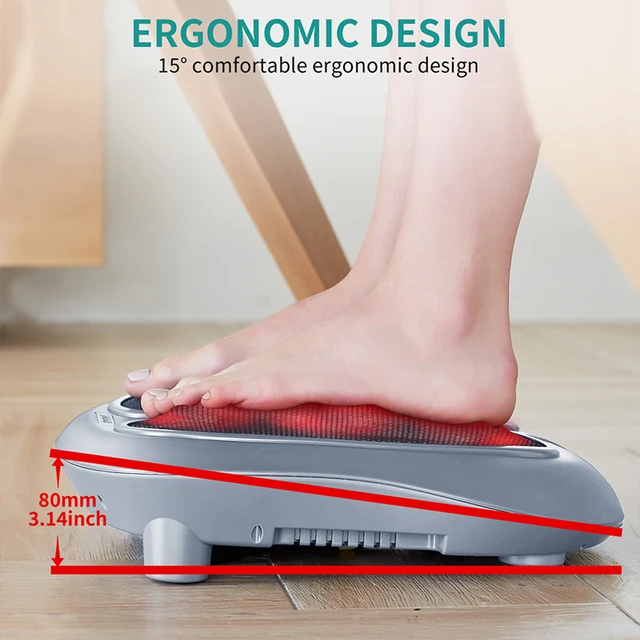 Nekteck Electric Foot Massager Heating Therapy Shiatsu Kneading Roller Muscle Relaxation Multifunction Foot Massage Machine 4