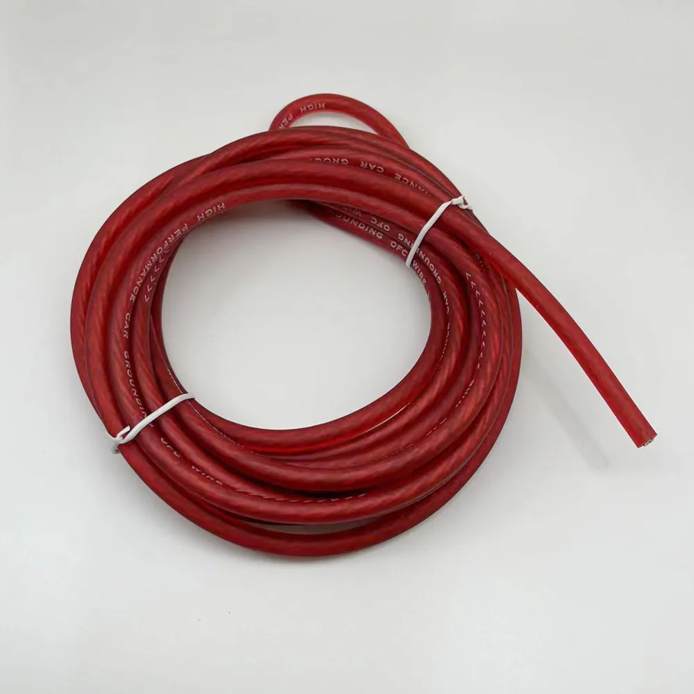 Car Audio Speaker Wiring Kit Cable Amplifier Subwoofer Speaker Installation Aluminum Wire Kit 4GA Power Cord 60 Amp Fuse Holder