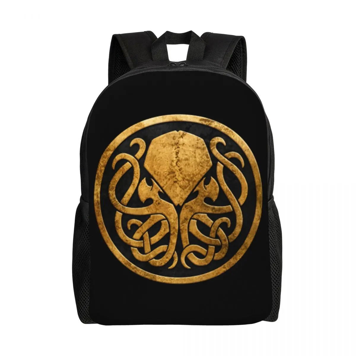 

Call Of Cthulhu Backpack for Boys Girls Lovecraft Monster Movie College School Travel Bags Men Women Bookbag Fits 15 Inch Laptop