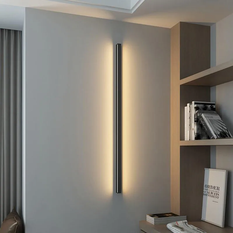 Led Wall Lamp Modern Long Wall Light For Home Bedroom Living Room Surface mounted Sofa background Wall Sconce Lighting Fixture 5