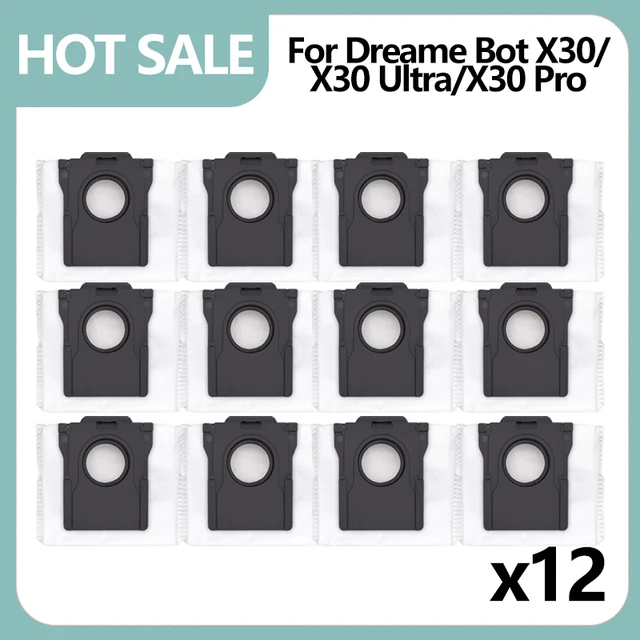 Dreame X40 Ultra/L10s Pro Ultra Heat/X30 Ultra Dust Bags Accessories Mop Pads Disposable Activated Carbon Dust Bag Parts 1