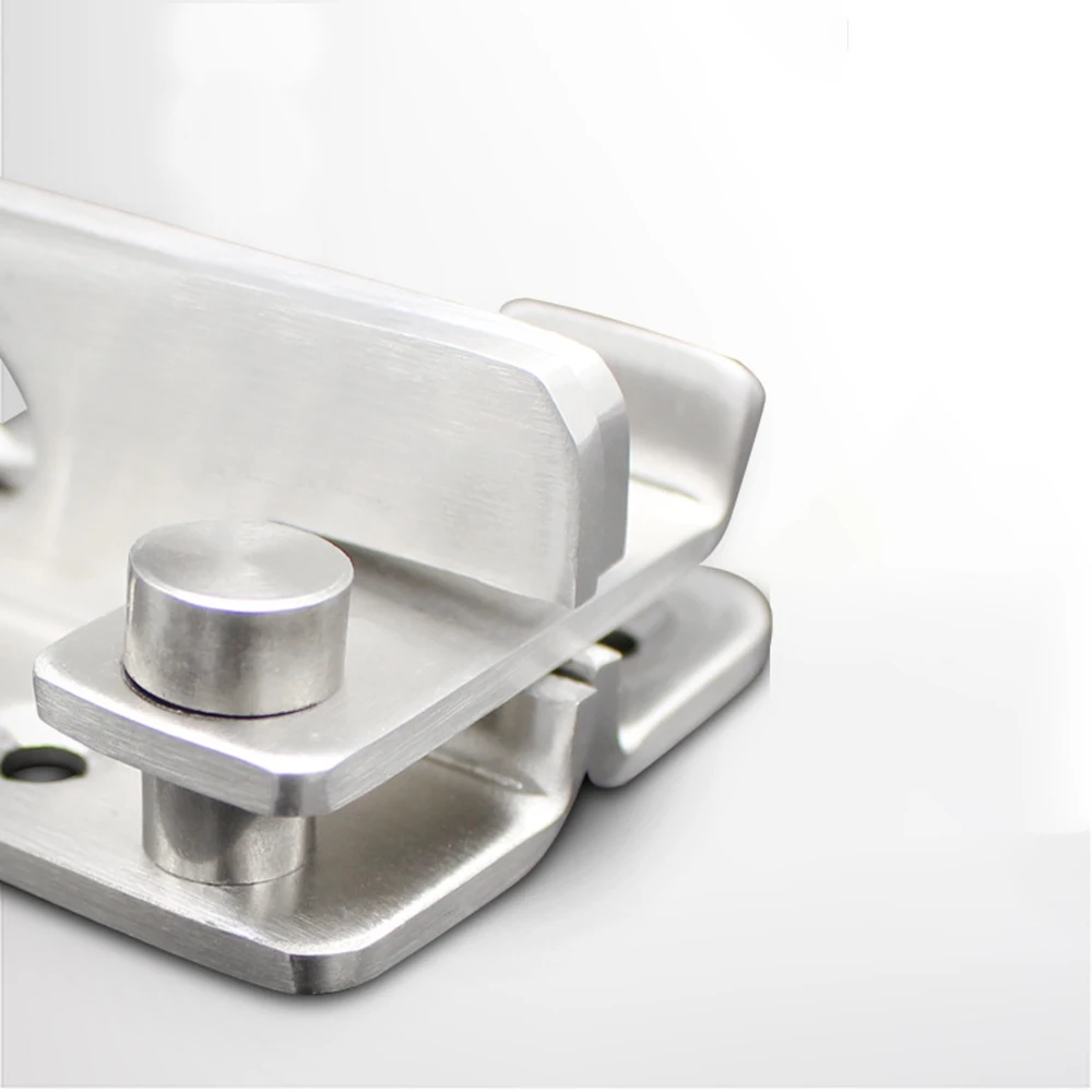 

Stainless Steel Door Bolt Punching Wardrobe Latch Drawer Lock Safety Waterproof Explosion Anti-violence Bathroom Accessories
