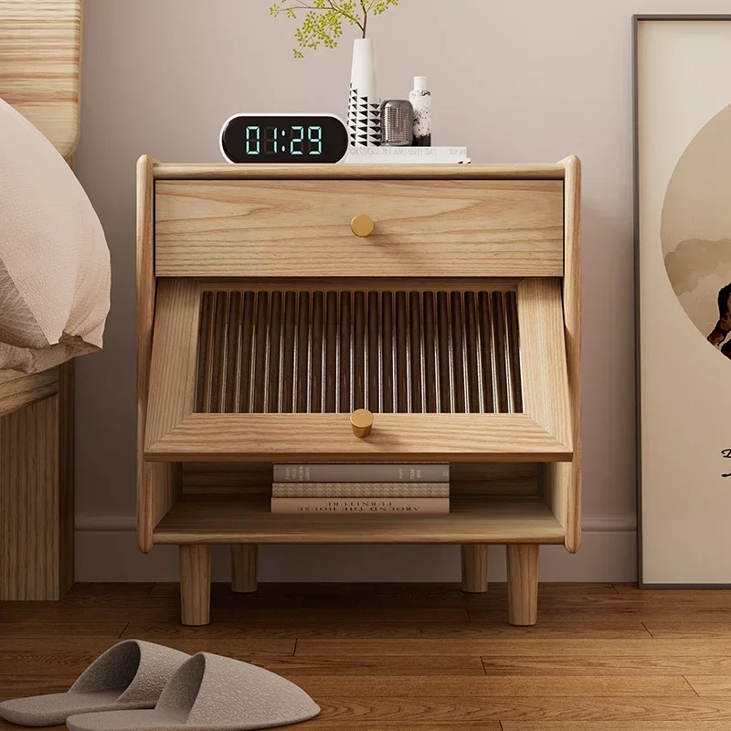 미니멀리스트 레트로 나이트 테이블, 침대 옆 수납, 가정용 캐비닛, 나이트 스탠드, 현대 럭셔리 가구 