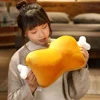 1pcs Cute Anime Monsters Hunter Cosplay Grilled Meats Plush Pillow Doll Toy Bone Cushion Cosplay Prop Decor Boy Girl Gift 1