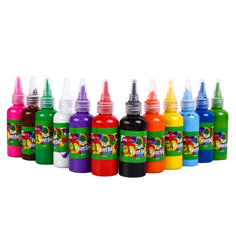 12/24 Colors Professional Acrylic Paint 20ml Drawing Painting Pigment  Hand-painted for Kids DIY Artist - AliExpress