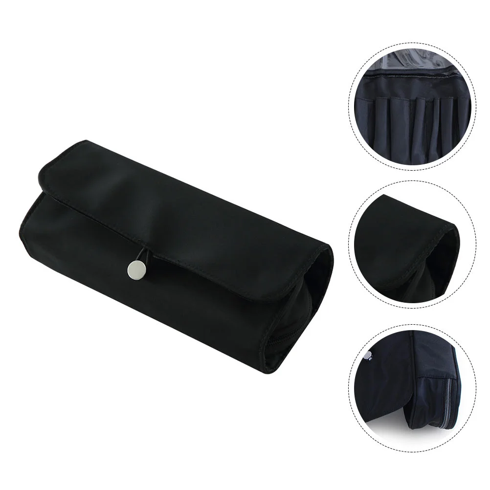 

1pc Practical Brush Bag Useful Makeup Brush Storage Pouch (Black)