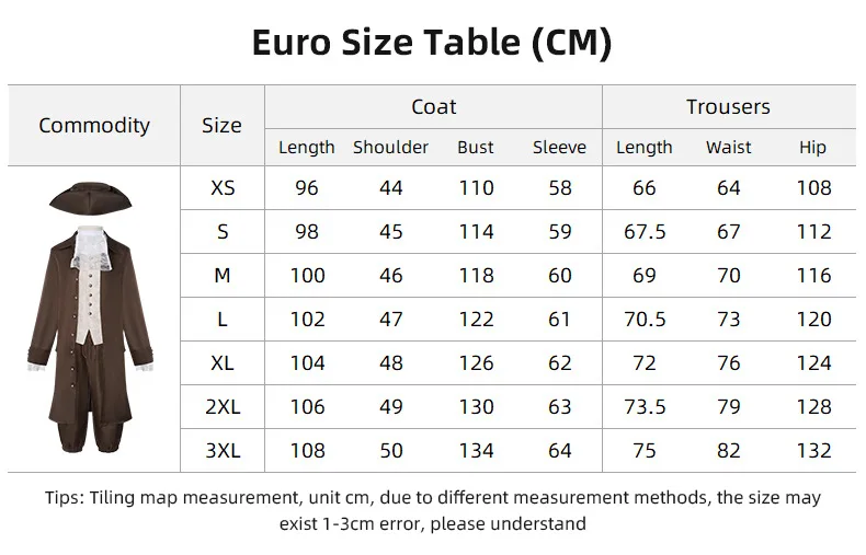 Generic Brown Trench Coat Costume for Men (Unofficial)