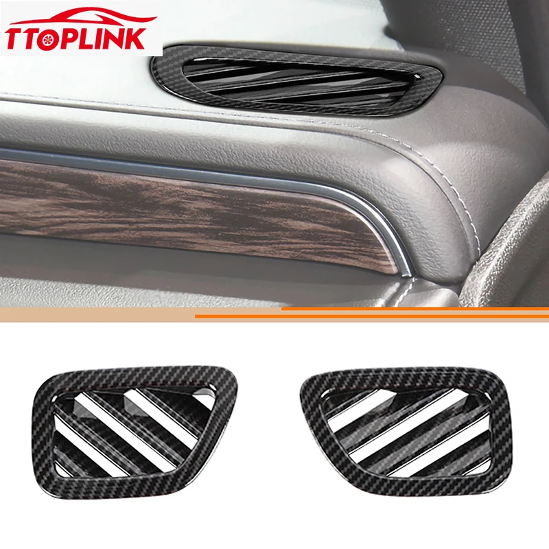 

Внутренняя центральная консоль из АБС, с обеих сторон, маленькие вентиляционные отверстия, декоративная крышка для внедорожника, аксессуары для автомобиля на 2020