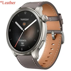 Elegant Soft Leather Strap - Premium Business Wristband in Multiple Sizes - 22mm Watchband (Gray)