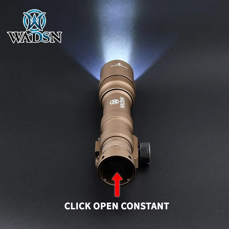 WADSN Tactical M600 M600DF Weapon Scout LightLED 1400 lumens Rifle Scout Hunting Flashlight tail For 20mm Picatinny Rail