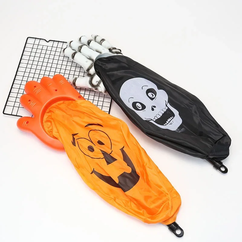 Neue Süßigkeiten Tasche Kreative Halloween Palm Kürbis Schädel Für Kind Süßes Oder Saures Geschenk Party Liefert Hause Festival Party Liefert – Detail 3