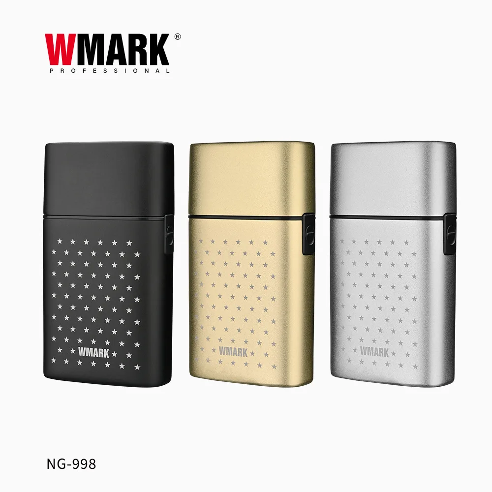 

Новинка 2024, профессиональная электробритва WMARK NG-998 из нержавеющей стали, титановая бритва с двумя лезвиями, электрическая Мужская бритва
