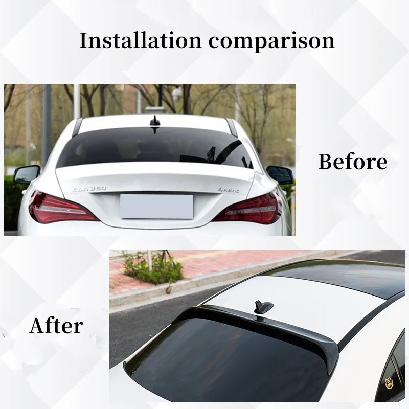 Spoiler Posteriore Per Mercedes CLA W117 2014-2019 - In ABS Per CLA180/200/250/260 - Foto 9