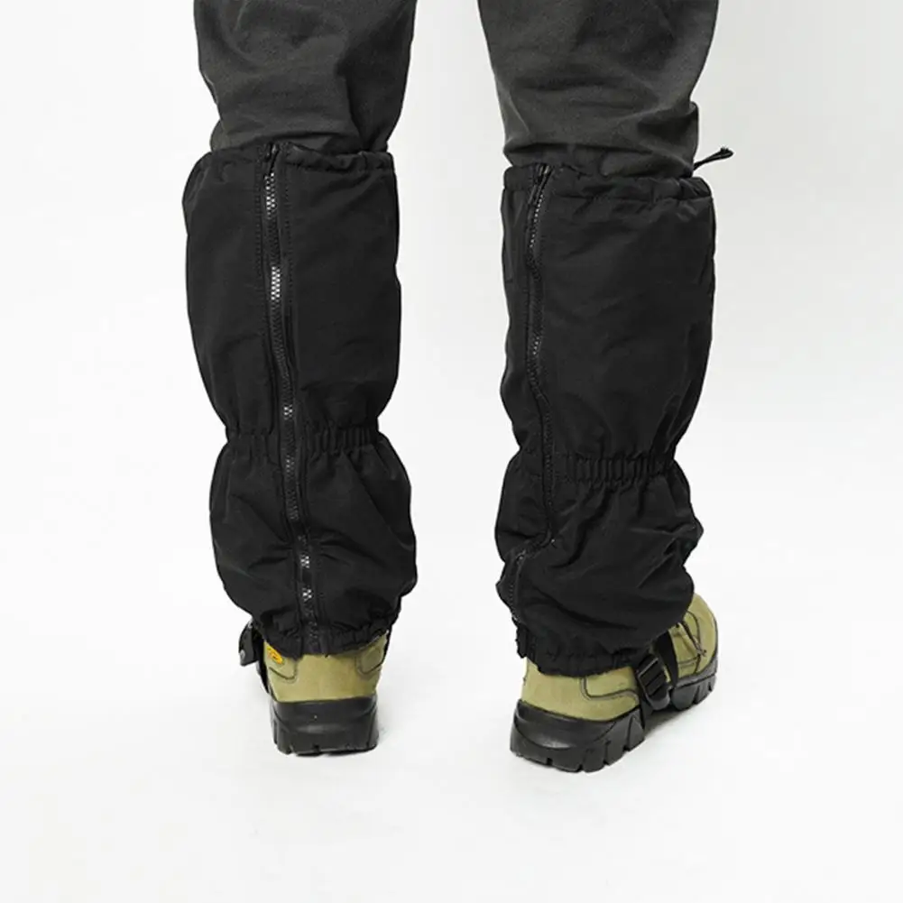 Leg Gaiters with Zipper Adjustable Water-Resistant Waterproof for Hunting Climbing 1 Pair