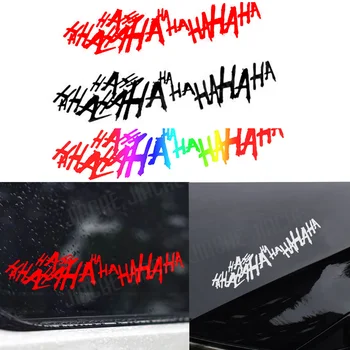 Divertente Joker Hahaha Adesivo per auto Adesivi riflettenti per moto Adesivo per paraurti per finestra automatica Accessori decorativi