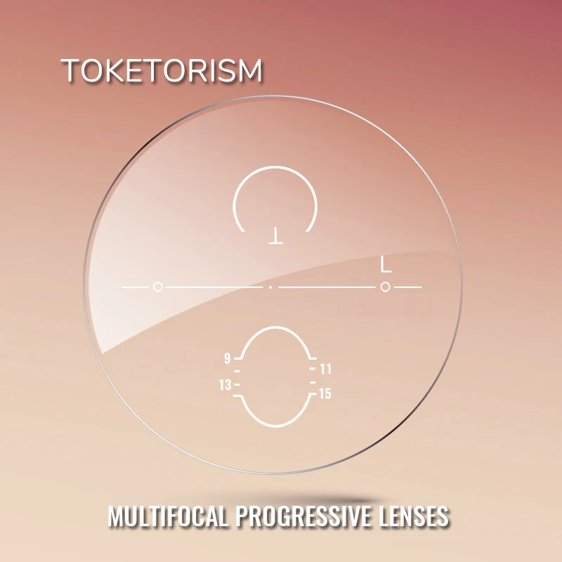 Toketorism Multifocal Lenses Customize Photochromic Anti Blue Light Progressive Prescription Glasses multifocal glasses lenses prescription glasses lenses optical lenses prescription lenses