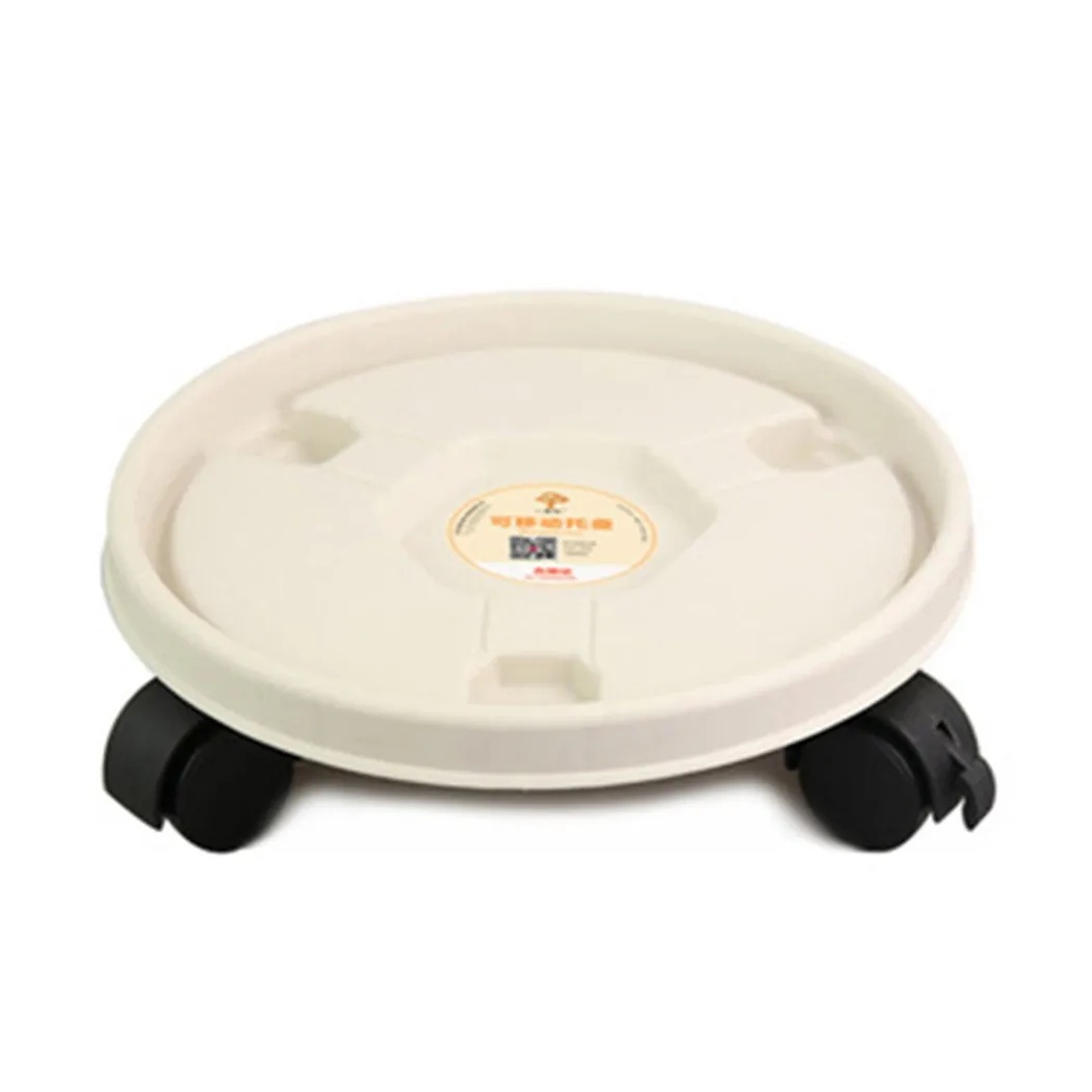 

Premium Flowerpot Base with Rotating Wheels, Sturdy and Convenient for Moving Heavy Plants, Provides Secure Support