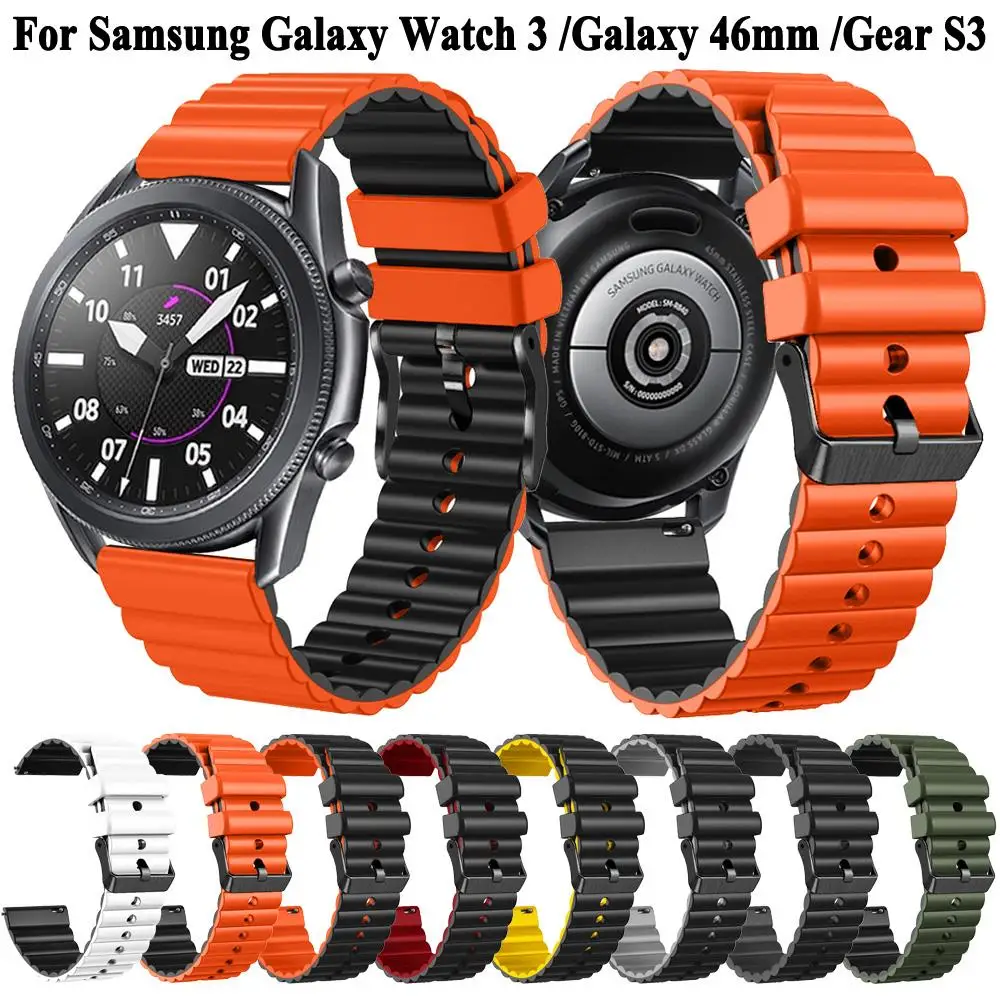 Cinturino Da 22Mm Per Samsung Galaxy Watch 3 Cinturino In Silicone Da 45Mm Per Cinturino Smartwatch Samsung Gear S3 Classic/Frontier