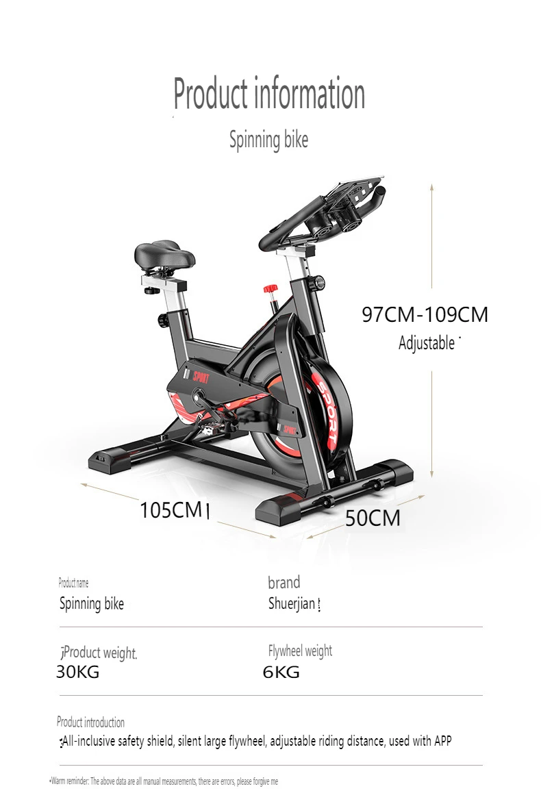 Exercise Bike Spin Bike Indoor Cycling Commercial Gym Fitness Exercise