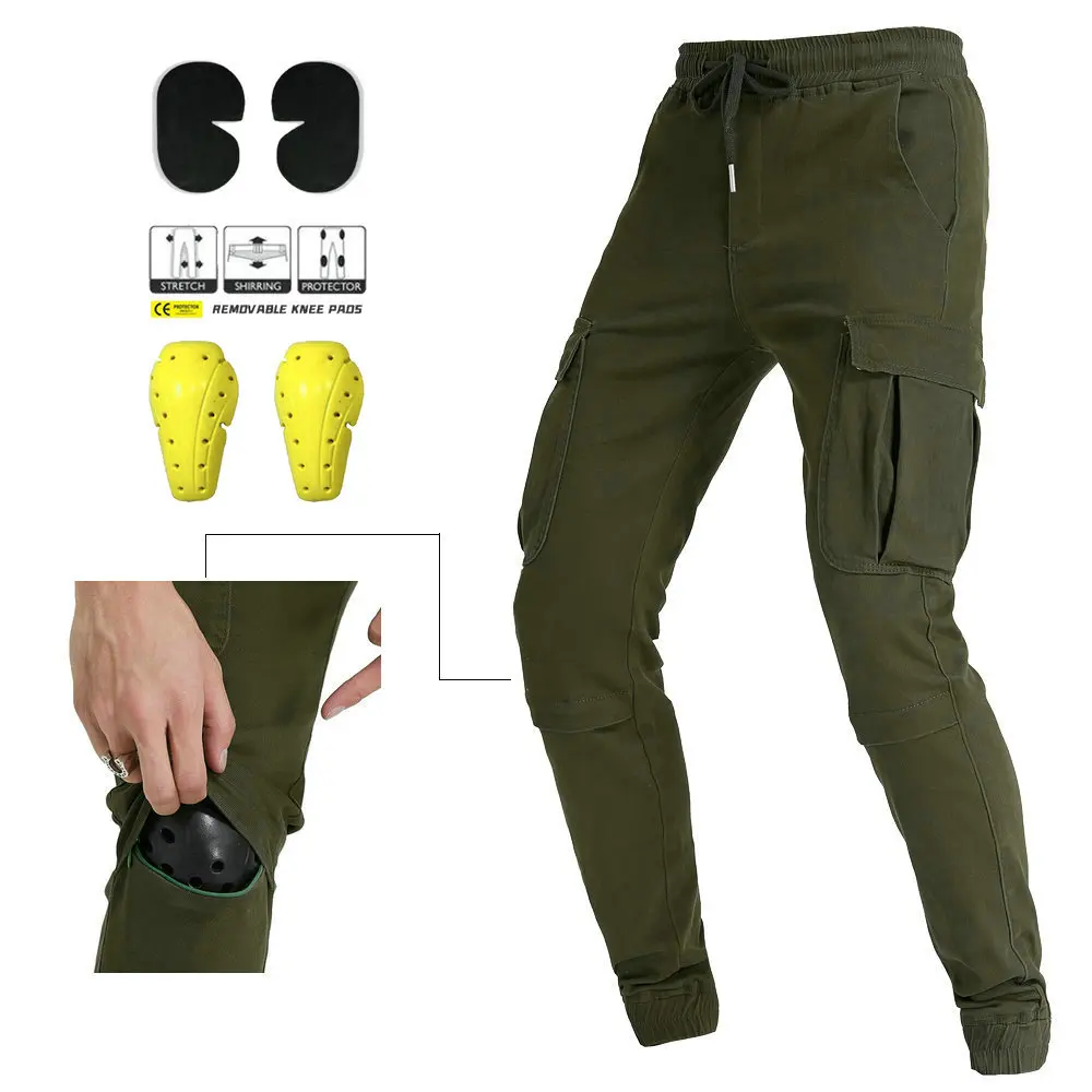 

Spring Summer Motorcycle Pants for Men Classic Outdoor Riding Motorcycle Jeans Autumn Drop-resistant Trousers With Protect Gear