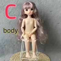 Fashion Cute 1/6 BJD Doll Full Set 30cm Princess Doll Ball Jointed Doll Girl Toy Gift Dolls for Girls Toys for Girls 2