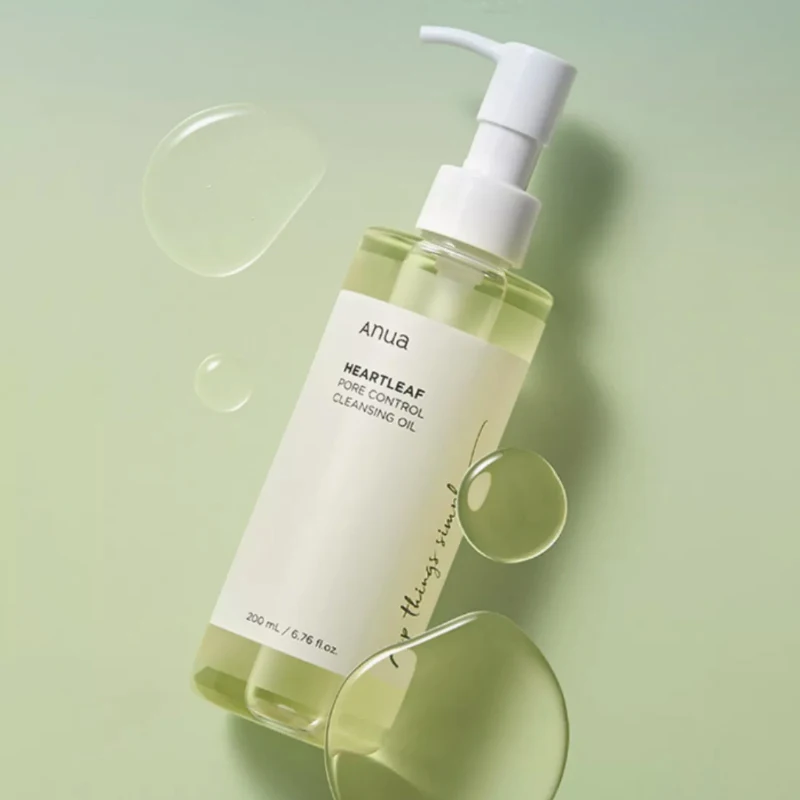 New Anua Cleansing Oil Remover Maquillaje Quickly Deep Heartleaf Pore Control Facial Makeup Oil Unisex Korean Skin Care Products 5