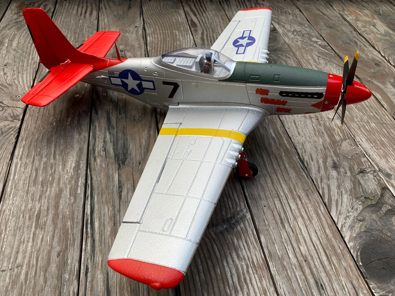 750MM  29.5" Large Remote Control Aircraft P51 P51D Mustang  4CH Aerobatic Fight Brushless RC Air Plane Glider For Adults Expert 4