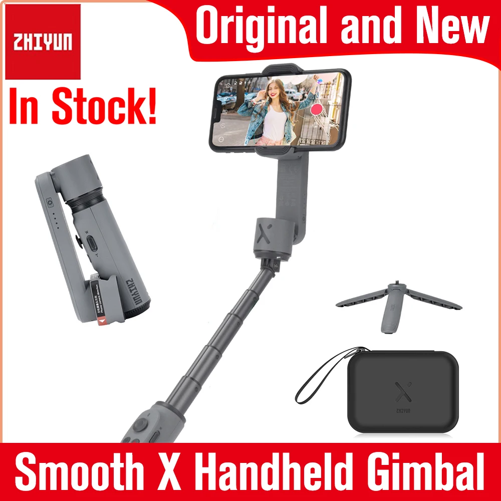 ZHIYUN официальный Гладкий X селфи палка телефон Gimbal для смартфонов Xiaomi Redmi Huawei iPhone