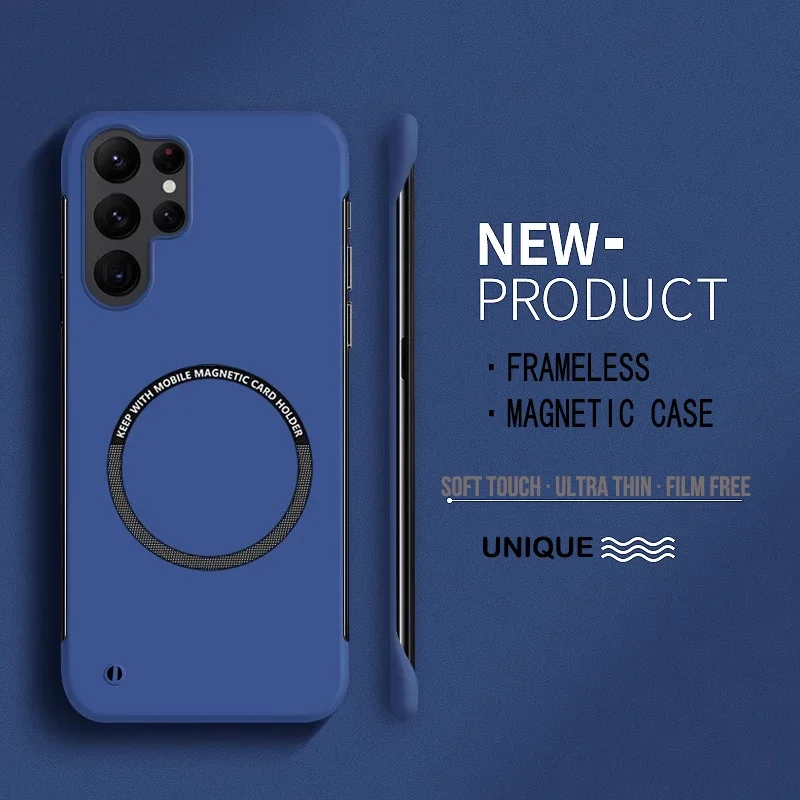 Ultra-Thin Colorful Frameless PC Case with Magsafe Anti-Drop Protection