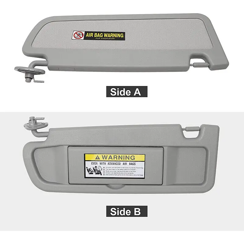 

Left Driver Side Sun Visor for Honda Civic 2006-2011 Light Gray 83280-SNA-A01ZE