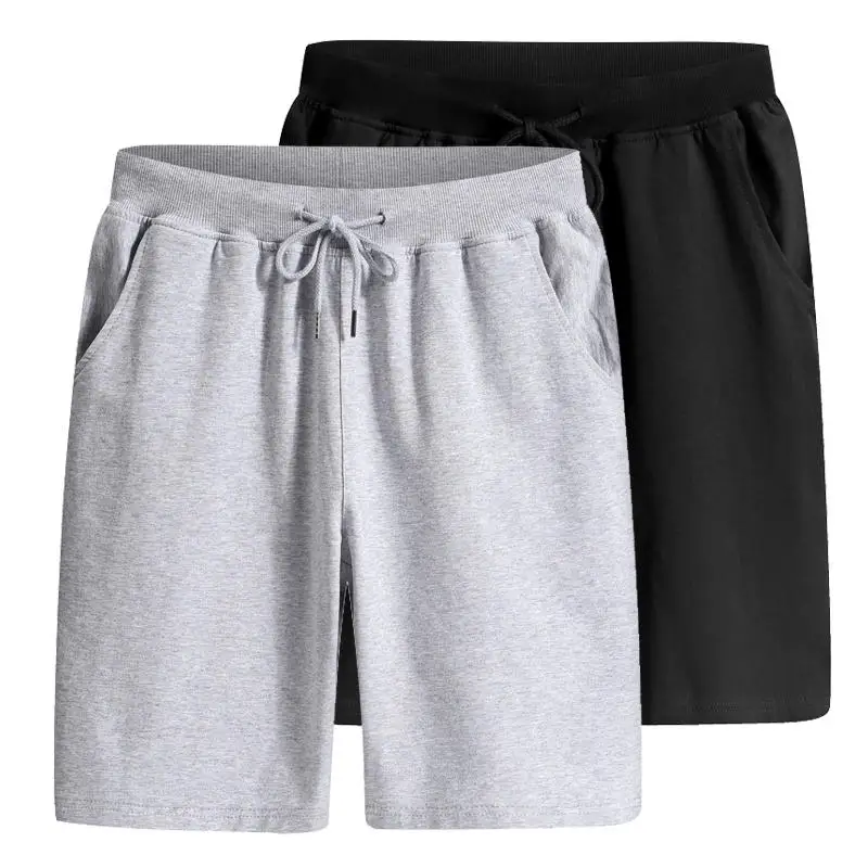 

Summer Running Shorts Solid Color Men Casual Jogging Short Pants Drawstring Loose Mens Gym Training Shorts With Pockets 2023