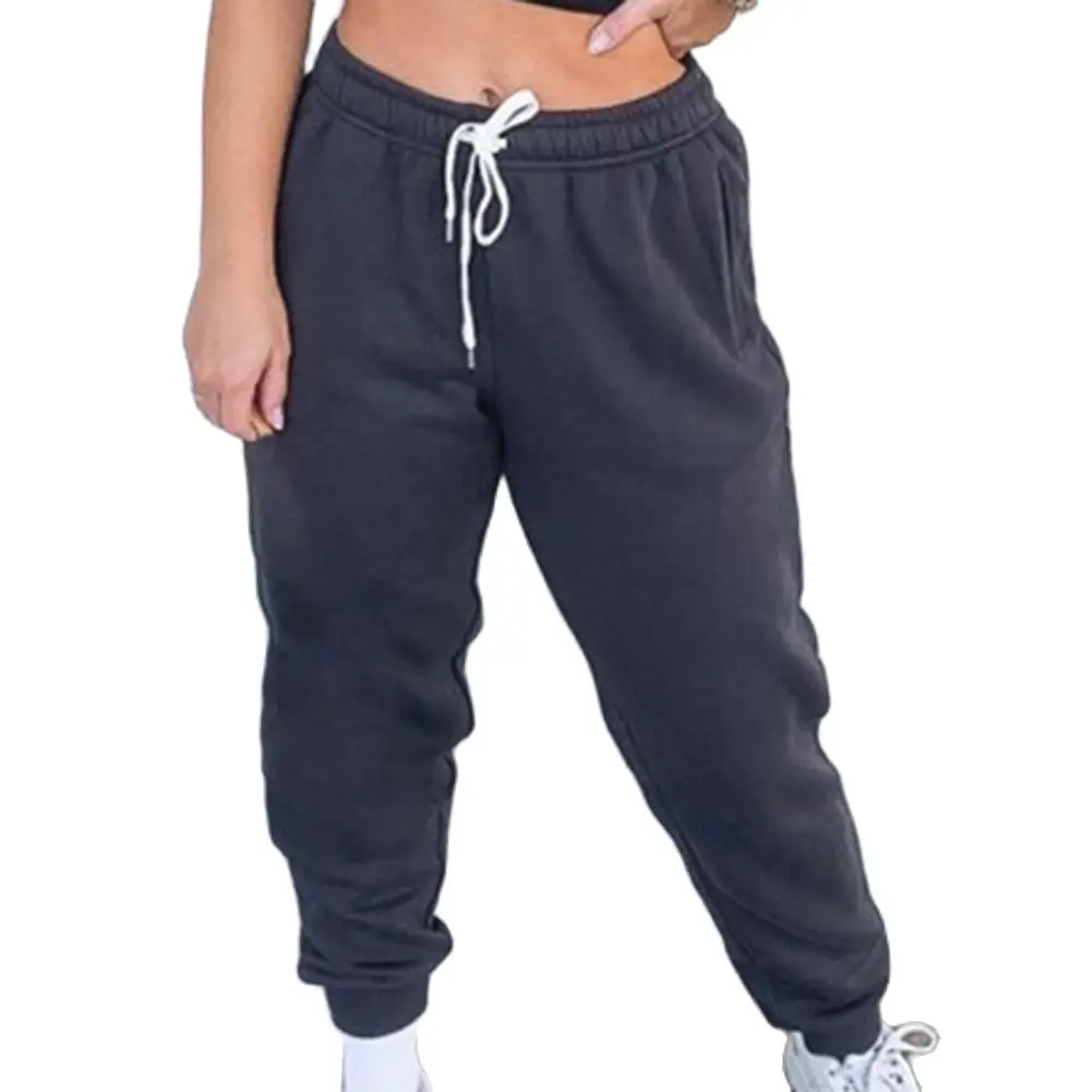 

2023 Women Sweatpants Ankle Tied Female Sport Trousers for Gym Loose Pants