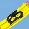 Cartoon Cat Print Children's Waterproof Silicone Swimming Cap Kid's Boys Girls Universal Ear Protection Swimming Hat Swim Cap 4