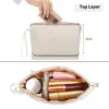 Ethereal Small Makeup Bag, Cosmetic Bag Double Layer Makeup Organizer Bag Large Capacity Makeup Pouch Travel Toiletry Bag Access 3