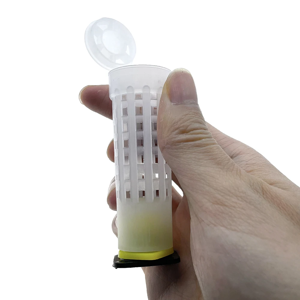 Beehive Nicot Queen Rearing Hair Roller Cages Protecting Cell Protector Cover Plastic Breeding Supplies 30PCS, beekeeping tools,beekeeping accessories