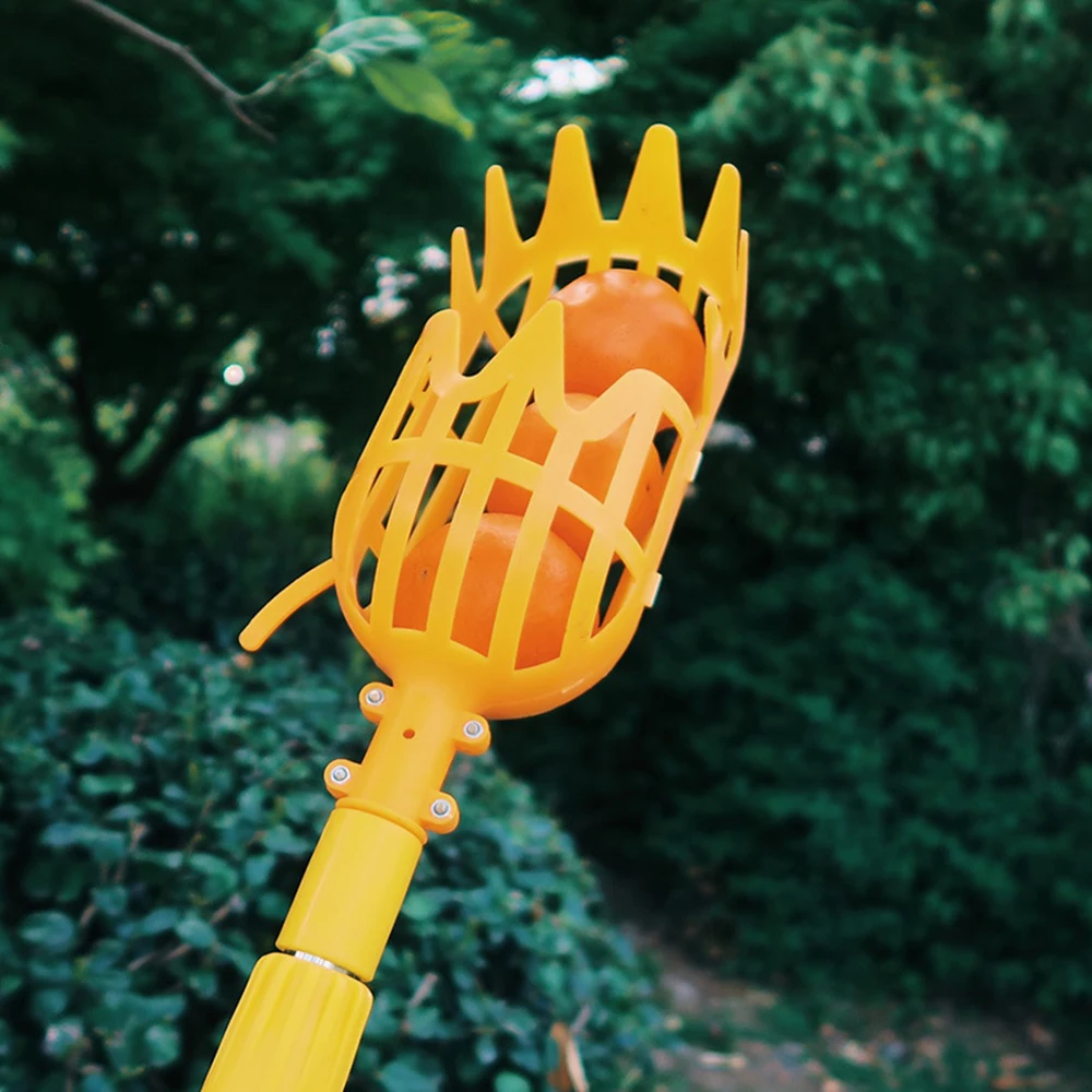 Garden Fruit Picker Head Plastic Basket Fruit Picking Tool For