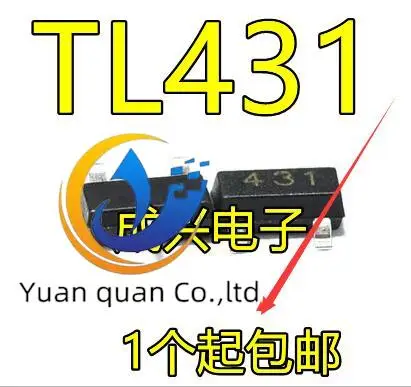 

30pcs original new TL431CDR SOP-8 TL431ACDR Precision Reference IC 431AC