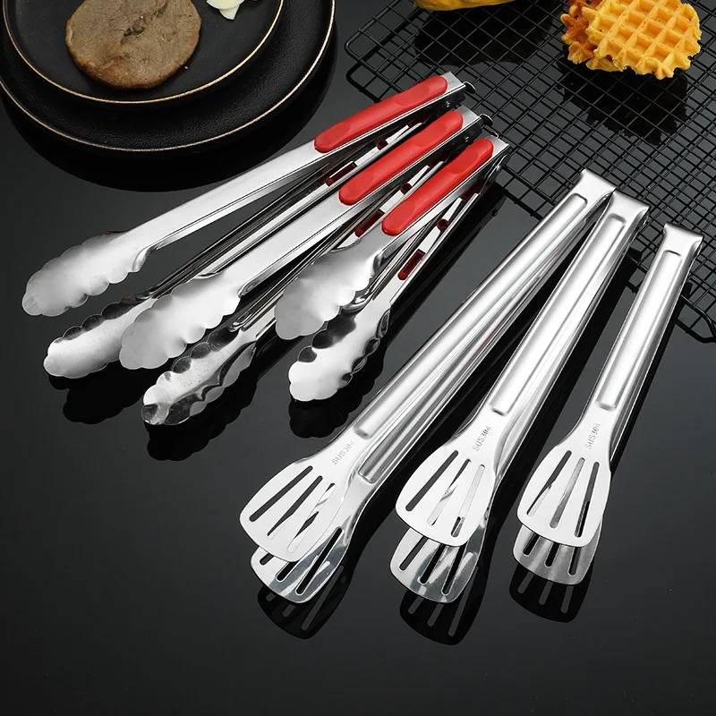 

Stainless Steel Food Clip kitchen Anti-scald Bread Clip Outdoor Grill Barbecue Clip Buffet Steak Food Clip Kitchen Acceesories