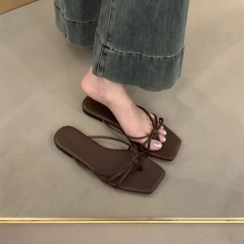 2025 NEW Women's Elegant Heeled Simple and comfortable hot-selling Slippers Designe Shoes Fashion Sandals Pumps Женская обувь 1