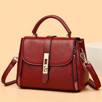 Flap Handbag Fashion Brand Women's Small Crossbody Bag Lightweight PU Leather Messenger Bag Purse Summer Travel Bag For Female 1