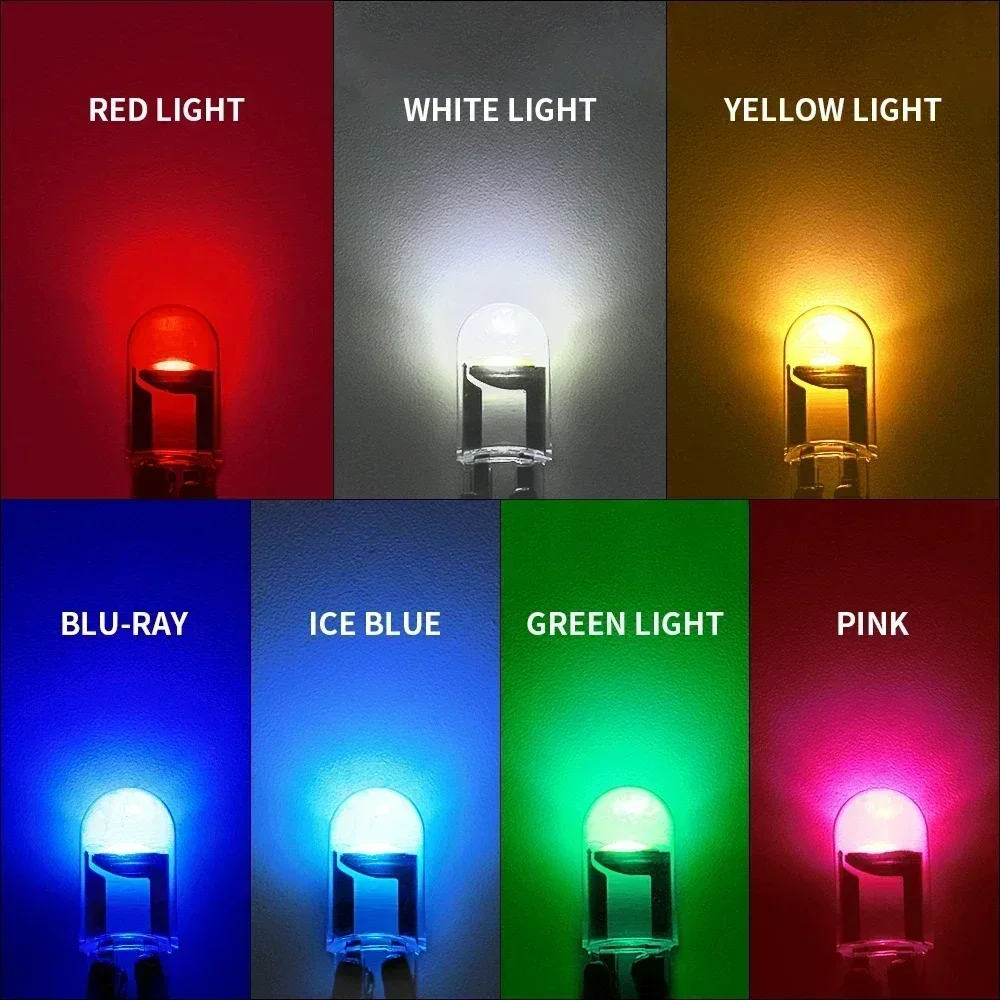 White LED Car Dome Light Bulbs T10 W5W 6000k