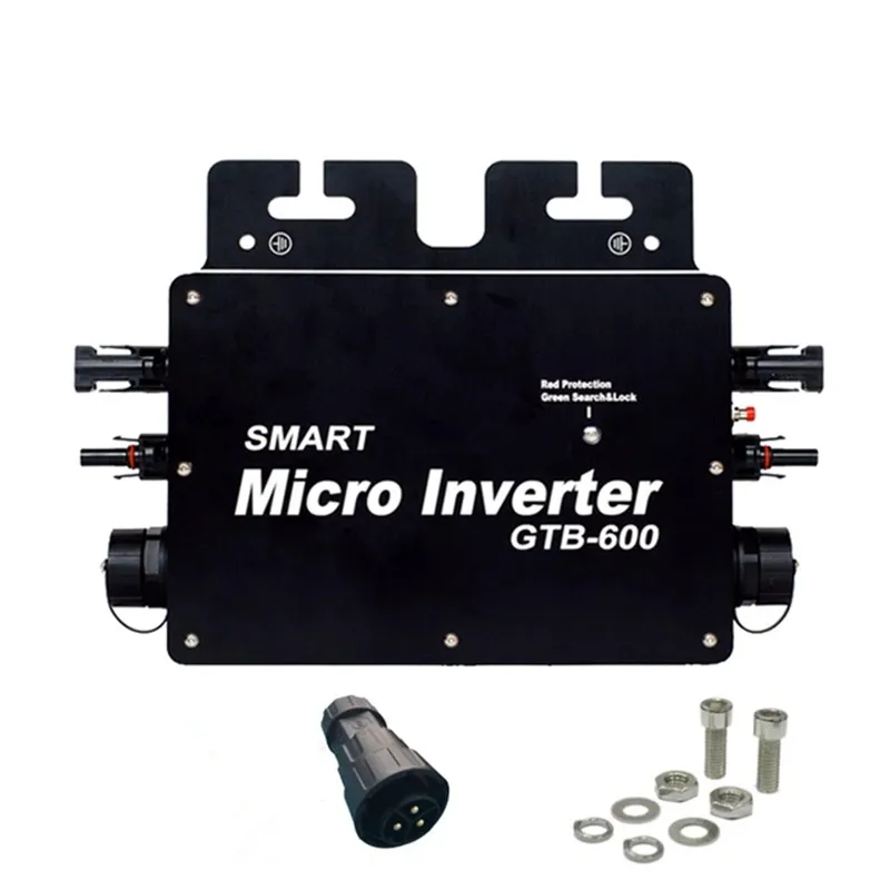 Microinverter Micro Inverter Con Collegamento A Rete Solare Impermeabile Da 600W Con Monitoraggio Dell'App Mobile Wifi Micro Inverter Wireless