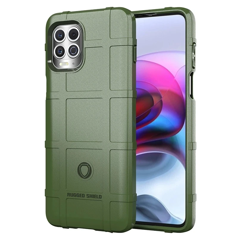 Enhanced Armor Shield Silicone Phone Case with Anti-Knock Matte Back Cover